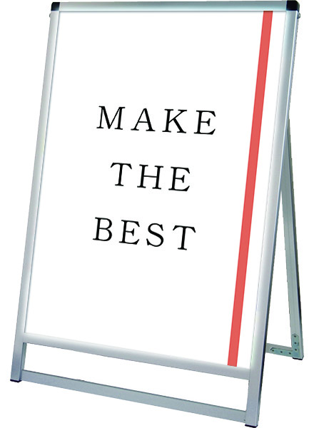 常磐精工 ポスタースタンド バリウススタンド看板LED A1ロウ片面 VASKLED-A1LK|LEDポスターパネル