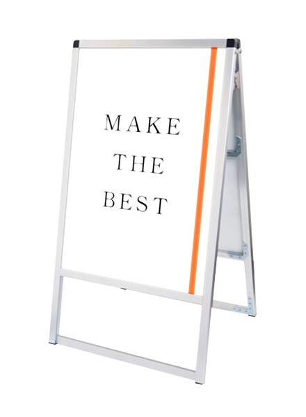 常磐精工 ポスタースタンド バリウススタンド看板LED A2両面 VASKLED-A2R|LEDポスターパネル