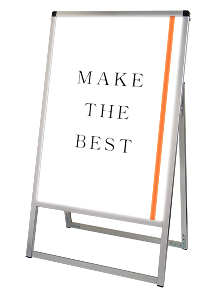 常磐精工 ポスタースタンド バリウススタンド看板LED B1片面 VASKLED-B1K|LEDポスターパネル