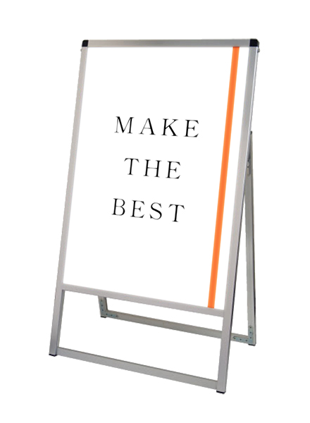 常磐精工 ポスタースタンド バリウススタンド看板LED B2片面 VASKLED-B2K|LEDポスターパネル