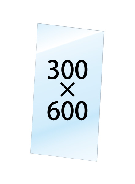 【送料別途見積】常磐精工 専用オプション VASK用透明アクリル板1.5mm厚 300×600 VASKOP-ACC300X600|【店舗用品】