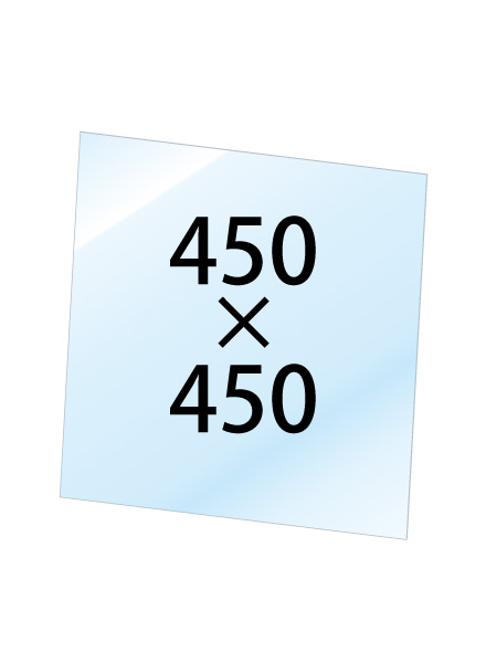 【送料別途見積】常磐精工 専用オプション VASK用透明アクリル板1.5mm厚 450×450 VASKOP-ACC450X450|【店舗用品】
