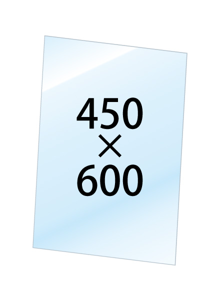 【送料別途見積】常磐精工 専用オプション VASK用透明アクリル板1.5mm厚 450×600 VASKOP-ACC450X600|【店舗用品】