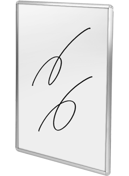 常磐精工 壁面サイン 枠付ホワイトボード 300×450mm WBW300X450|【店舗用品】