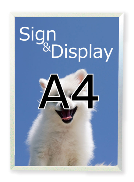 常磐精工 壁面サイン ワンタッチフロントパネル A4 WFP-A4|【店舗用品】