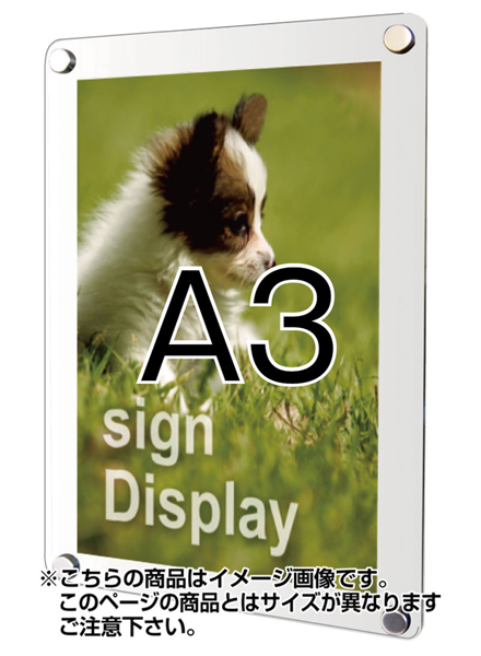 常磐精工 壁面サイン ウォールポスターサイン ホワイト A3 WPSW-A3|【店舗用品】