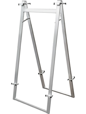 常磐精工 パネルスタンド アルミフリーイーゼル600両面 AFEZ600R|【店舗用品】