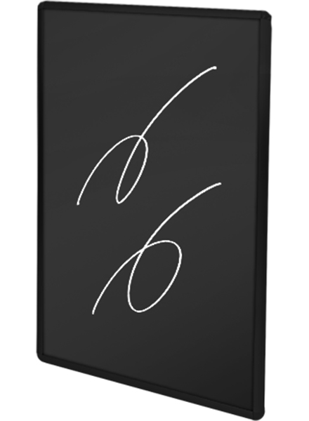 常磐精工 壁面サイン 枠付ブラックボード 300×450mm BBW300X450|【店舗用品】