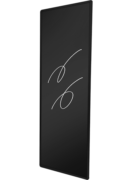 常磐精工 壁面サイン 枠付ブラックボード 300×900mm BBW300X900|【店舗用品】