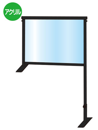 常磐精工 ブラックカウンターパーテーション450X600 BCOHBP450X600|【店舗用品】