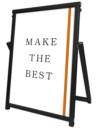 常磐精工 ポスタースタンド ブラックコンパクトサイン A2 BCOSAC-A2|【店舗用品】