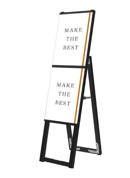 常磐精工 ポスタースタンド ブラックイージーリンクスタンド看板 A4縦2片面 BELSK-A4T2K|【店舗用品】