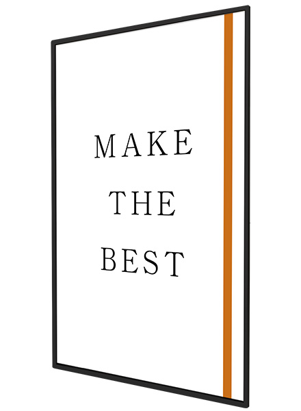 常磐精工 壁面サイン エコポケットパネルA1ブラック BEPPA-A1|【店舗用品】