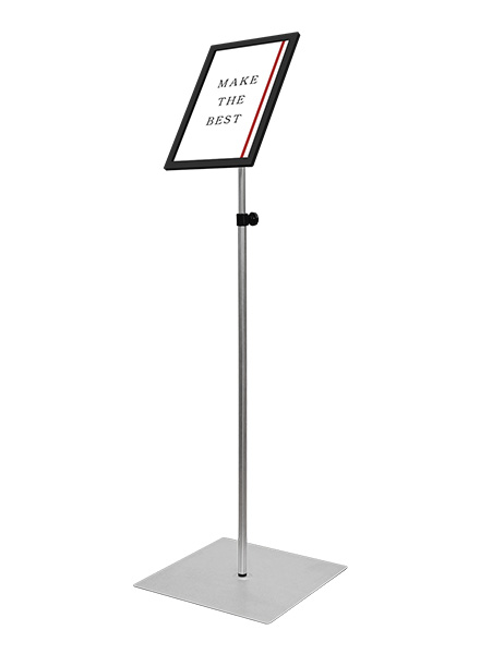 常磐精工 ポールスタンド エコポケットポール150 A4ブラック BEPPO-150A4|【店舗用品】