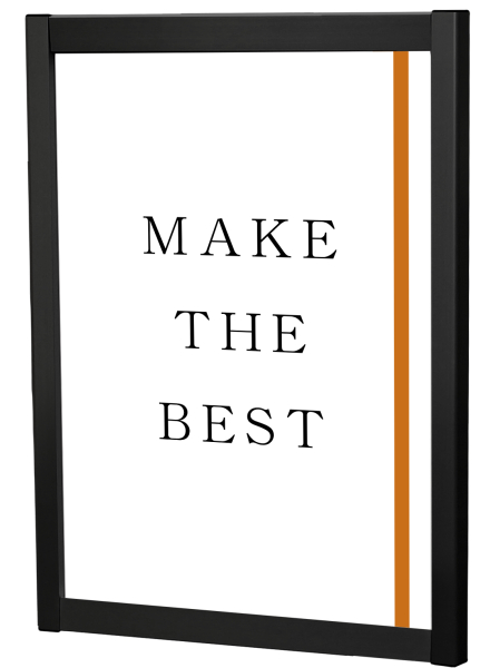 常磐精工 壁面サイン ブラックフラットオープンパネル B3 BFOPA-B3|【店舗用品】