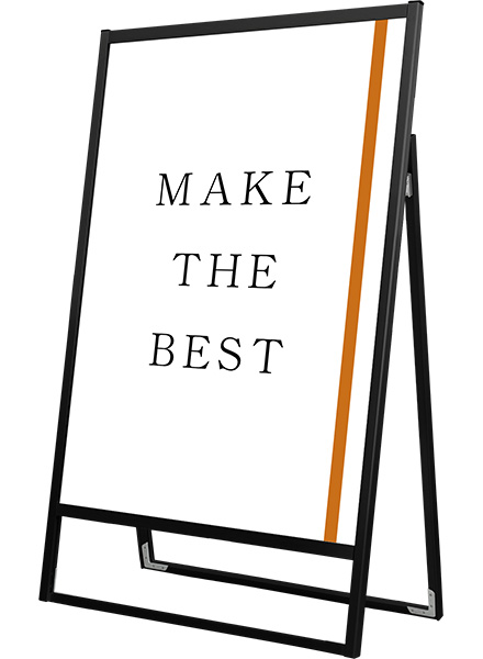 常磐精工 ポスタースタンド ブラックフラットオープンスタンド看板A0片面 BFOSK-A0K|【店舗用品】