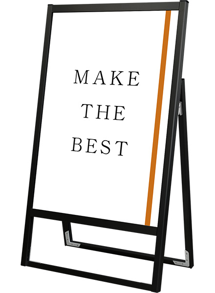 常磐精工 ポスタースタンド ブラックフラットオープンスタンド看板A1片面 BFOSK-A1K|【店舗用品】