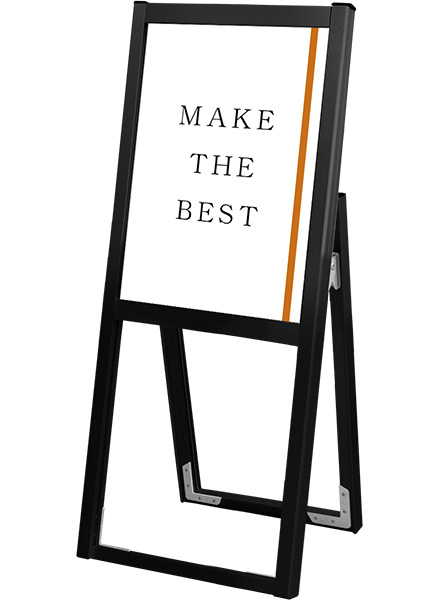常磐精工 ポスタースタンド ブラックフラットオープンスタンド看板A3片面 BFOSK-A3K|【店舗用品】