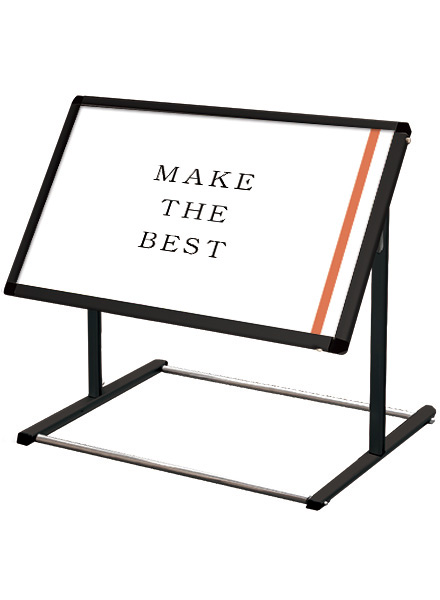 常磐精工 ポスタースタンド ブラックフロアバリウススタンドI型 A1横 BFVAIAC-A1Y|【店舗用品】