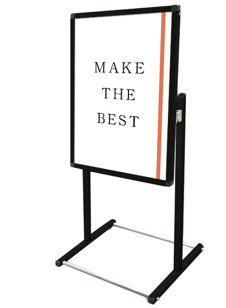 常磐精工 ポスタースタンド ブラックフロアバリウススタンドI型 B2縦 BFVAIAC-B2T|【店舗用品】