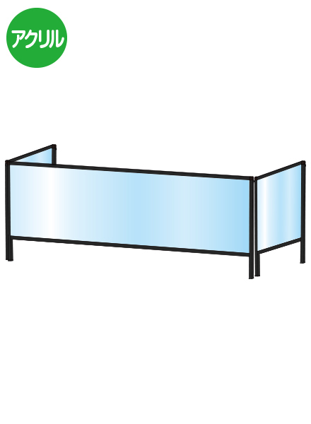 常磐精工 ブラックパーテーションスタンド三面450X1100 BHBP3F450X1100|【店舗用品】