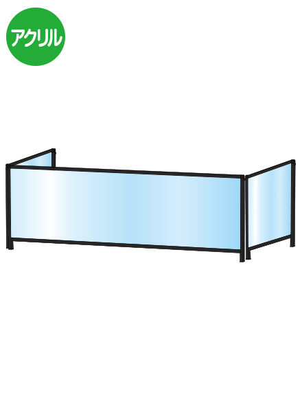 常磐精工 ブラックパーテーションスタンド三面450X1100ロウ BHBPL3F450X1100|【店舗用品】