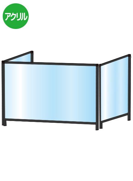 常磐精工 ブラックパーテーションスタンド三面600X900ロウ BHBPL3F600X900|【店舗用品】