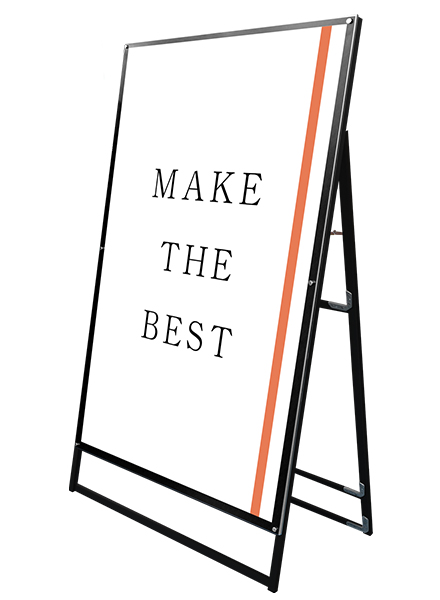 常磐精工 ポスタースタンド ブラックポスター用スタンド看板 A0片面ブラック BPSSK-A0KB|【店舗用品】