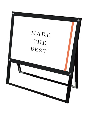 常磐精工 ポスタースタンド ブラックポスター用スタンド看板 A1横片面ブラック BPSSK-A1YKB|【店舗用品】