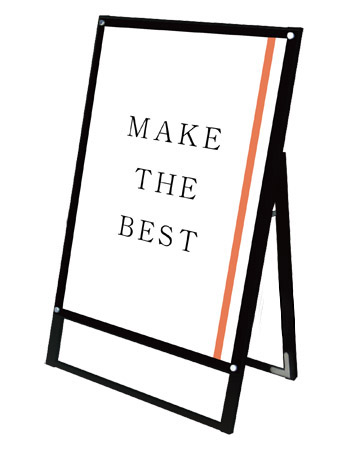 常磐精工 ポスタースタンド ブラックポスター用スタンド看板 B1片面ブラック BPSSK-B1KB|【店舗用品】