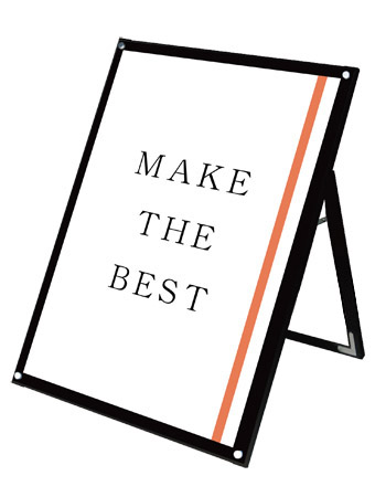 常磐精工 ポスタースタンド ブラックポスター用スタンド看板 B1ロウ片面ブラック BPSSK-B1LKB|【店舗用品】