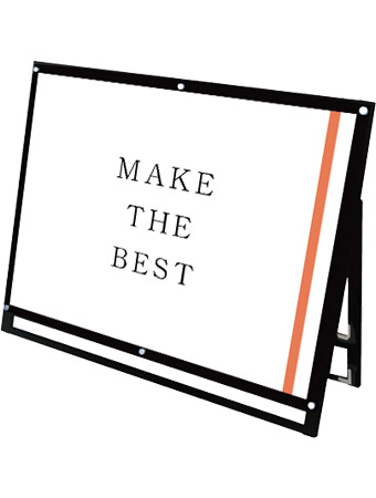 常磐精工 ポスタースタンド ブラックポスター用スタンド看板マグネジ A0横ロウ片面ブラック BPSSKMN-A0YLKB|【店舗用品】