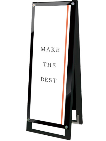 常磐精工 ポスタースタンド ブラックポスター用スタンド看板マグネジ A3縦縦両面ブラック BPSSKMN-A3TTRB|【店舗用品】