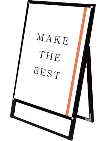 常磐精工 ポスタースタンド ブラックポスター用スタンド看板マグネジ B1片面ブラック BPSSKMN-B1KB|【店舗用品】