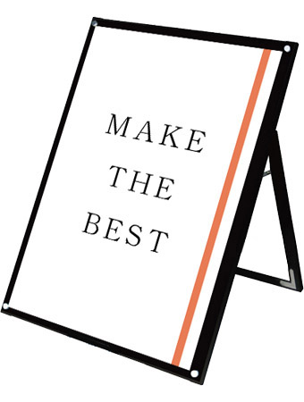 常磐精工 ポスタースタンド ブラックポスター用スタンド看板マグネジ B1ロウ片面ブラック BPSSKMN-B1LKB|【店舗用品】