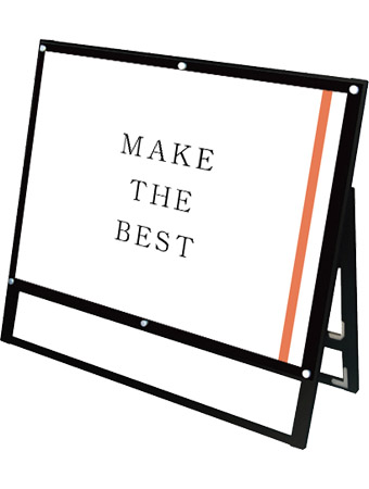 常磐精工 ポスタースタンド ブラックポスター用スタンド看板マグネジ B1横ロウ片面ブラック BPSSKMN-B1YLKB|【店舗用品】