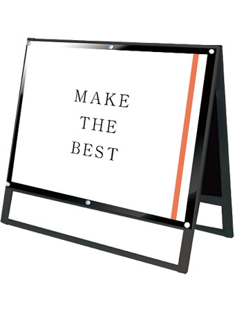 常磐精工 ポスタースタンド ブラックポスター用スタンド看板マグネジ B1横ロウ両面ブラック BPSSKMN-B1YLRB|【店舗用品】