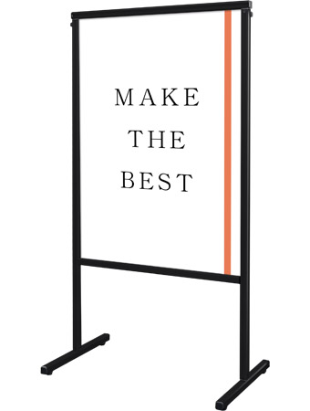 常磐精工 ボードスタンド ブラックスマートメッセージスタンド A1片面 BSMMSAC-A1K|【店舗用品】