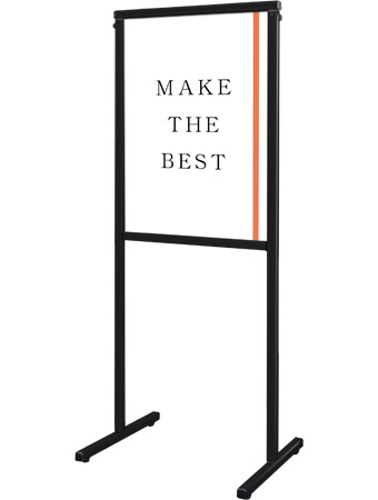 常磐精工 ボードスタンド ブラックスマートメッセージスタンド A2両面 BSMMSAC-A2R|【店舗用品】