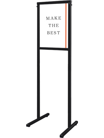 常磐精工 ボードスタンド ブラックスマートメッセージスタンド A3両面 BSMMSAC-A3R|【店舗用品】