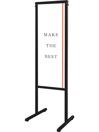 常磐精工 ボードスタンド ブラックスマートメッセージスタンド A3縦縦両面 BSMMSAC-A3TTR|【店舗用品】