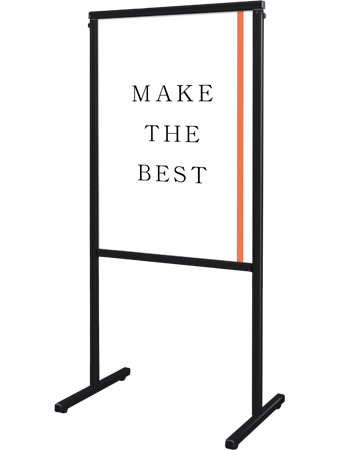 常磐精工 ボードスタンド ブラックスマートメッセージスタンド B2両面 BSMMSAC-B2R|【店舗用品】