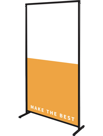 常磐精工 ボードスタンド ブラックスマートメッセージスタンドアルミ複合板900X1800 BSMMSAP-900X1800|【店舗用品】