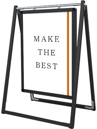常磐精工 ポスタースタンド ブラックスイングサイン A2 BSWSAC-A2|【店舗用品】