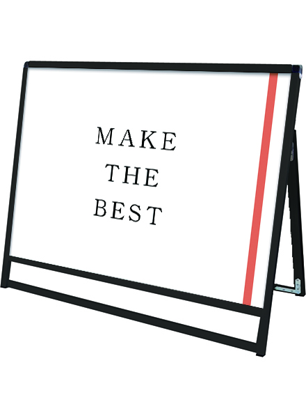 常磐精工 ポスタースタンド ブラックバリウススタンド看板 A0横ロウ片面 BVASKAC-A0YLK|【店舗用品】