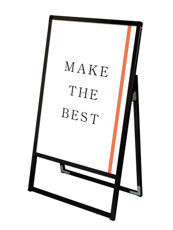 常磐精工 ポスタースタンド ブラックバリウススタンド看板 A1片面 BVASKAC-A1K|【店舗用品】