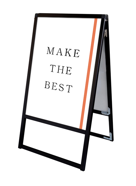 常磐精工 ポスタースタンド ブラックバリウススタンド看板 A1両面 BVASKAC-A1R|【店舗用品】