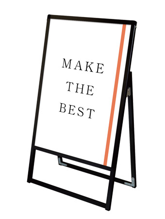 常磐精工 ポスタースタンド ブラックバリウススタンド看板 A2片面 BVASKAC-A2K|【店舗用品】