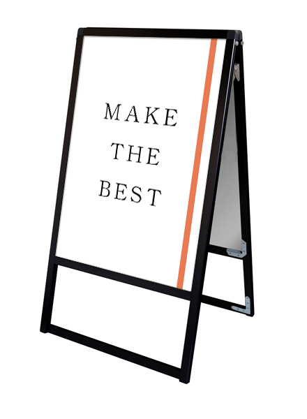 常磐精工 ポスタースタンド ブラックバリウススタンド看板 A2両面 BVASKAC-A2R|【店舗用品】