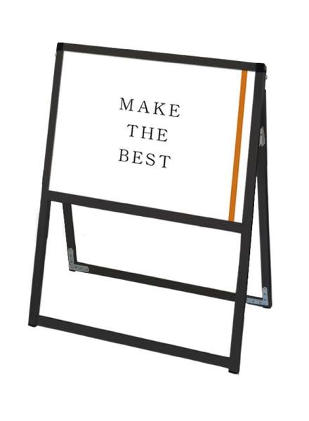 常磐精工 ポスタースタンド ブラックバリウススタンド看板 A2横片面 BVASKAC-A2YK|【店舗用品】